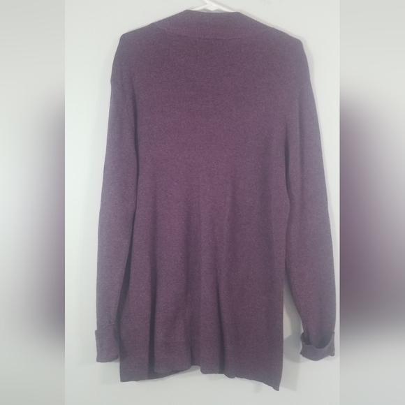 Coldwater Creek V-Neck Button Up Cardigan Sweater. Size Medium. 100% Cotton. - Picture 7 of 7